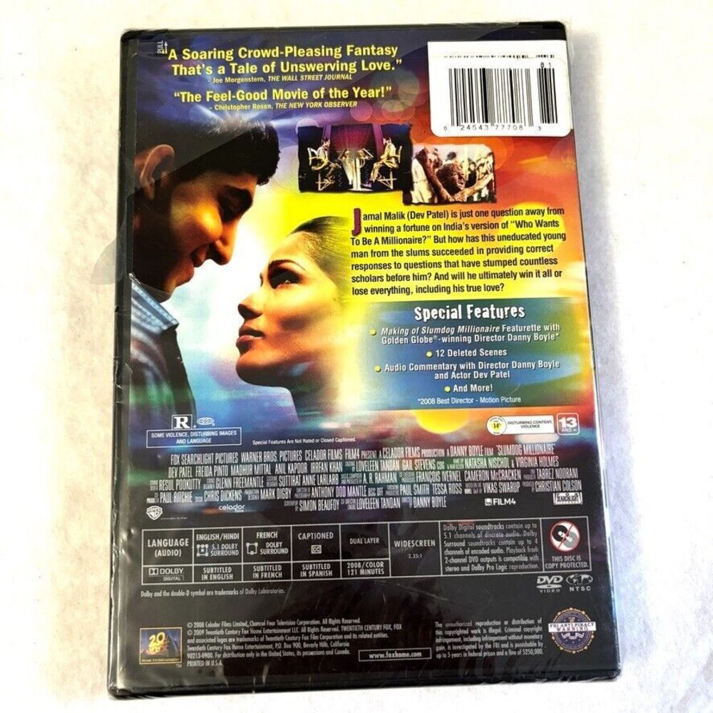 Drama 3 Pack Slumdog Millionaire Charlie Wilson's War Lions for Lambs DVD Movies - Picture 3 of 12